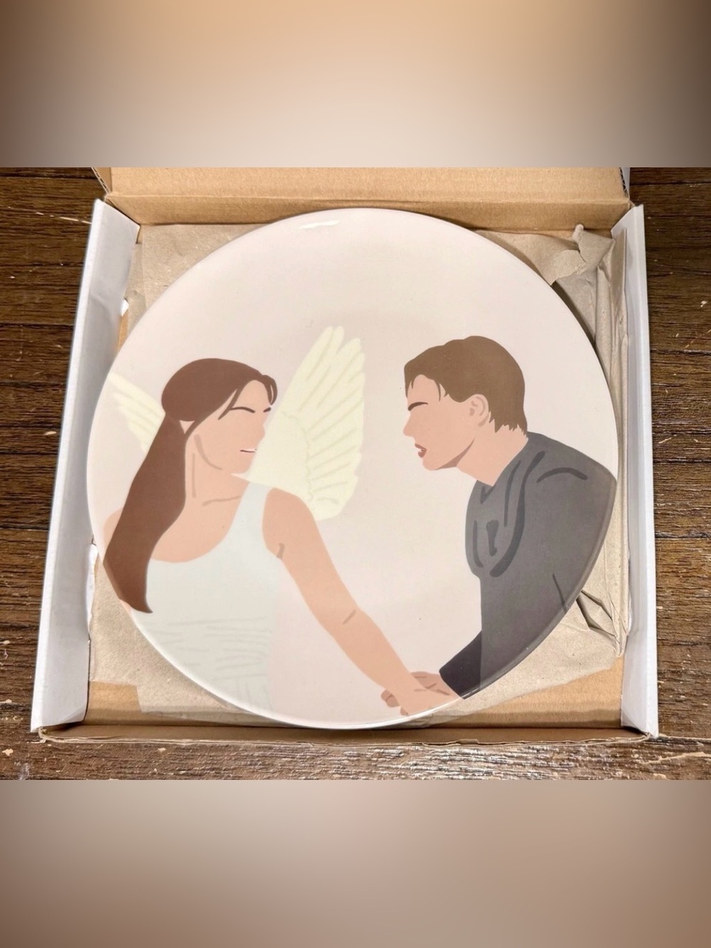 New, Art Wow Romeo & Juliet Star-Crossed Lovers 8” Decorative Ceramic Plate